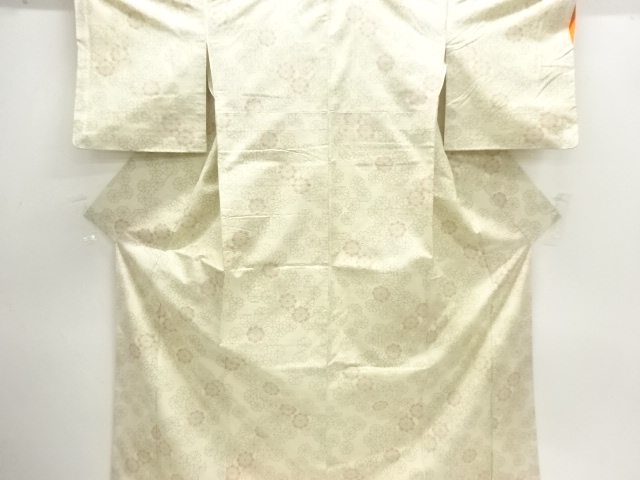 JAPANESE KIMONO / TOKAMACHI TSUMUGI / WOVEN FLOWER